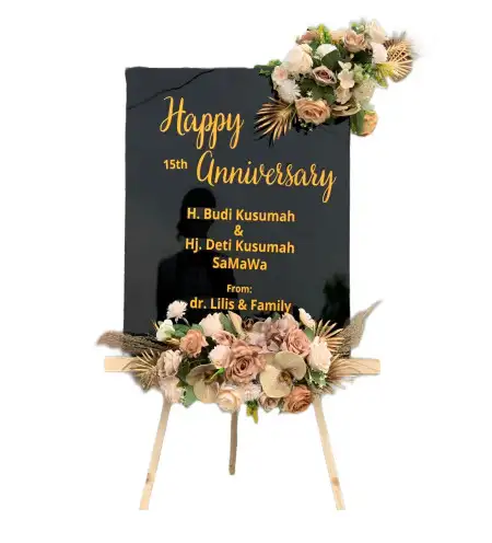 Papan Bunga Akrilik Glodogan