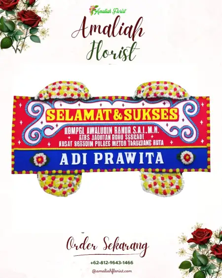 Papan Bunga Ucapan Selamat Glodogan